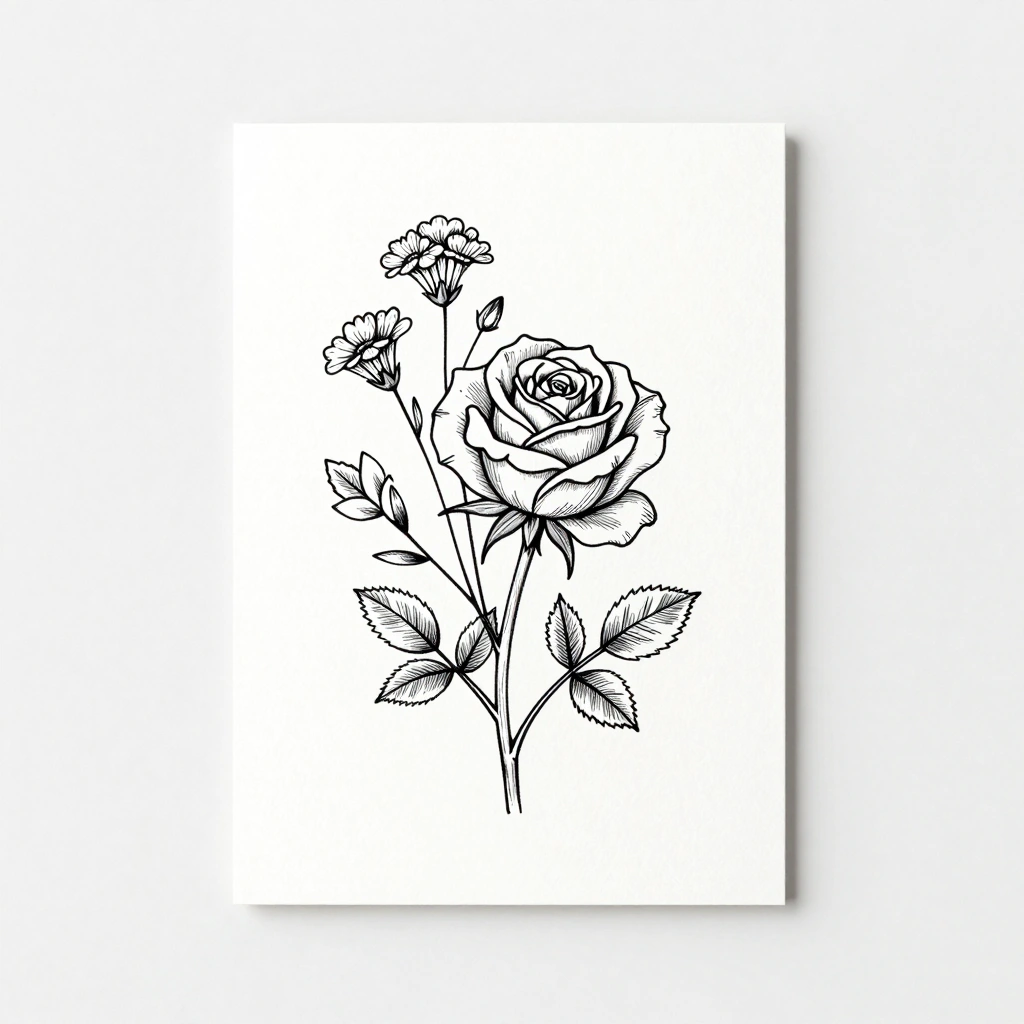 Botanical Line Art Cards 