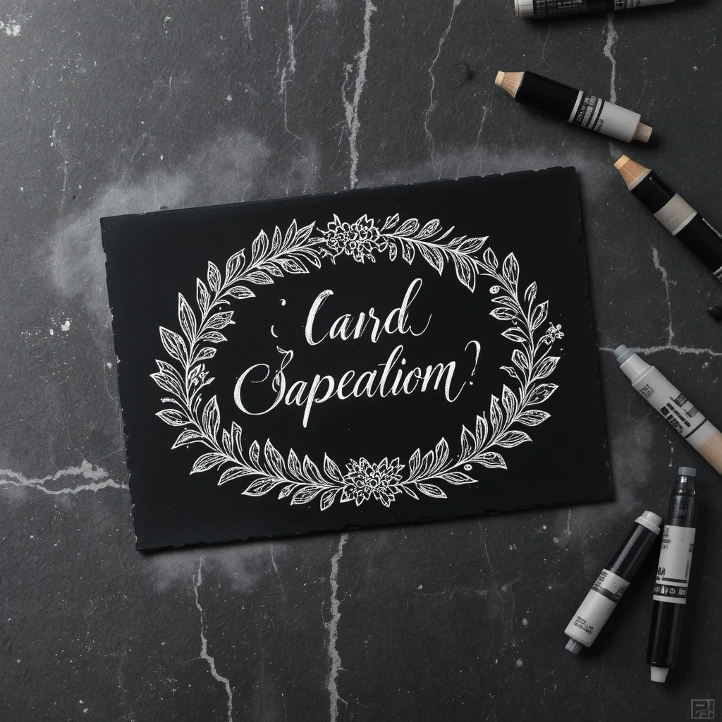 Chalkboard-Style Card