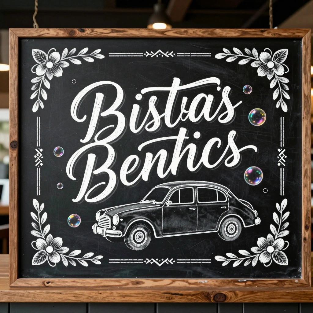 Chalkboard Style Poster