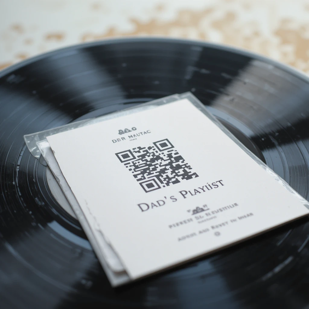 Custom Playlist on a Printed Card