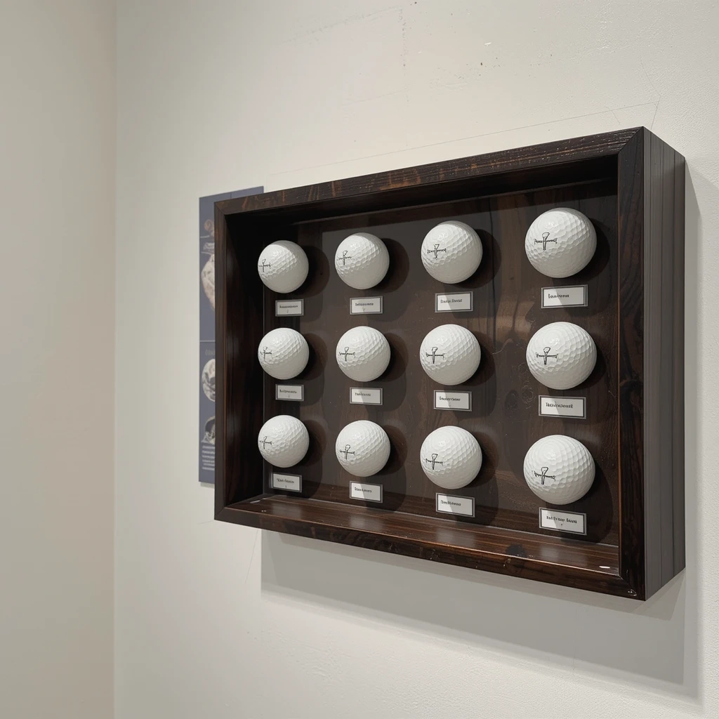 DIY Golf Ball Display Frame