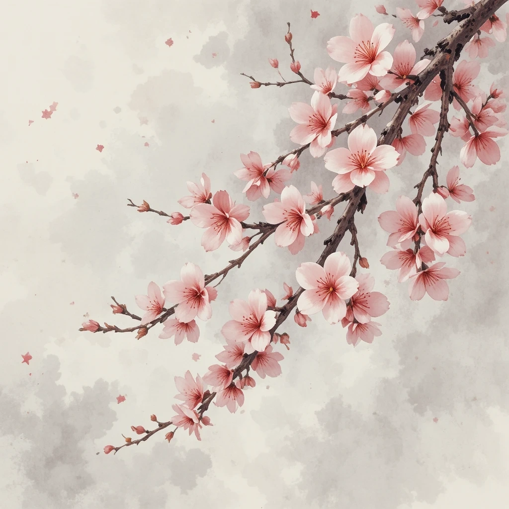 Delicate Cherry Blossom Card