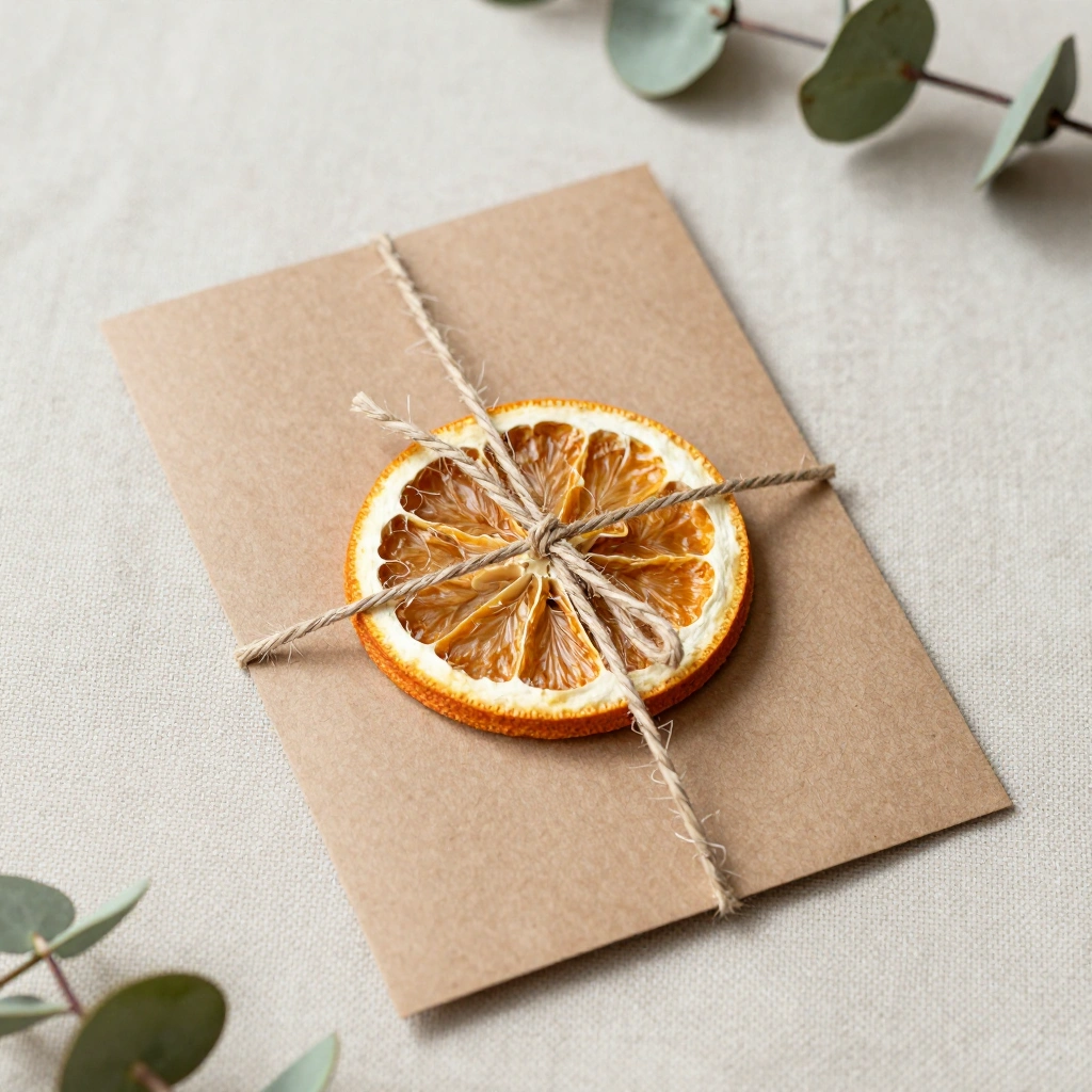 Dried Citrus Slice Card