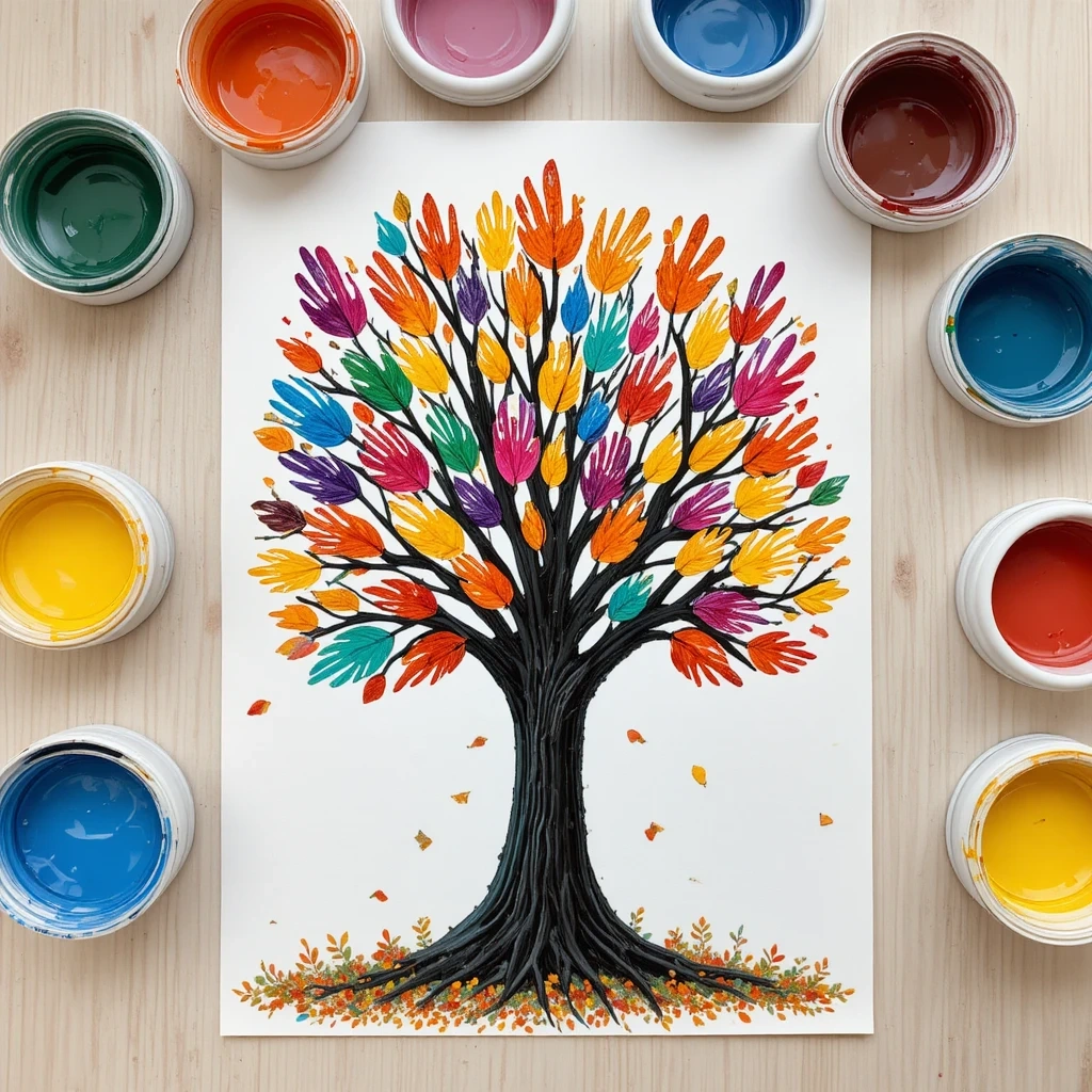 Fingerprint Tree of Gratitude