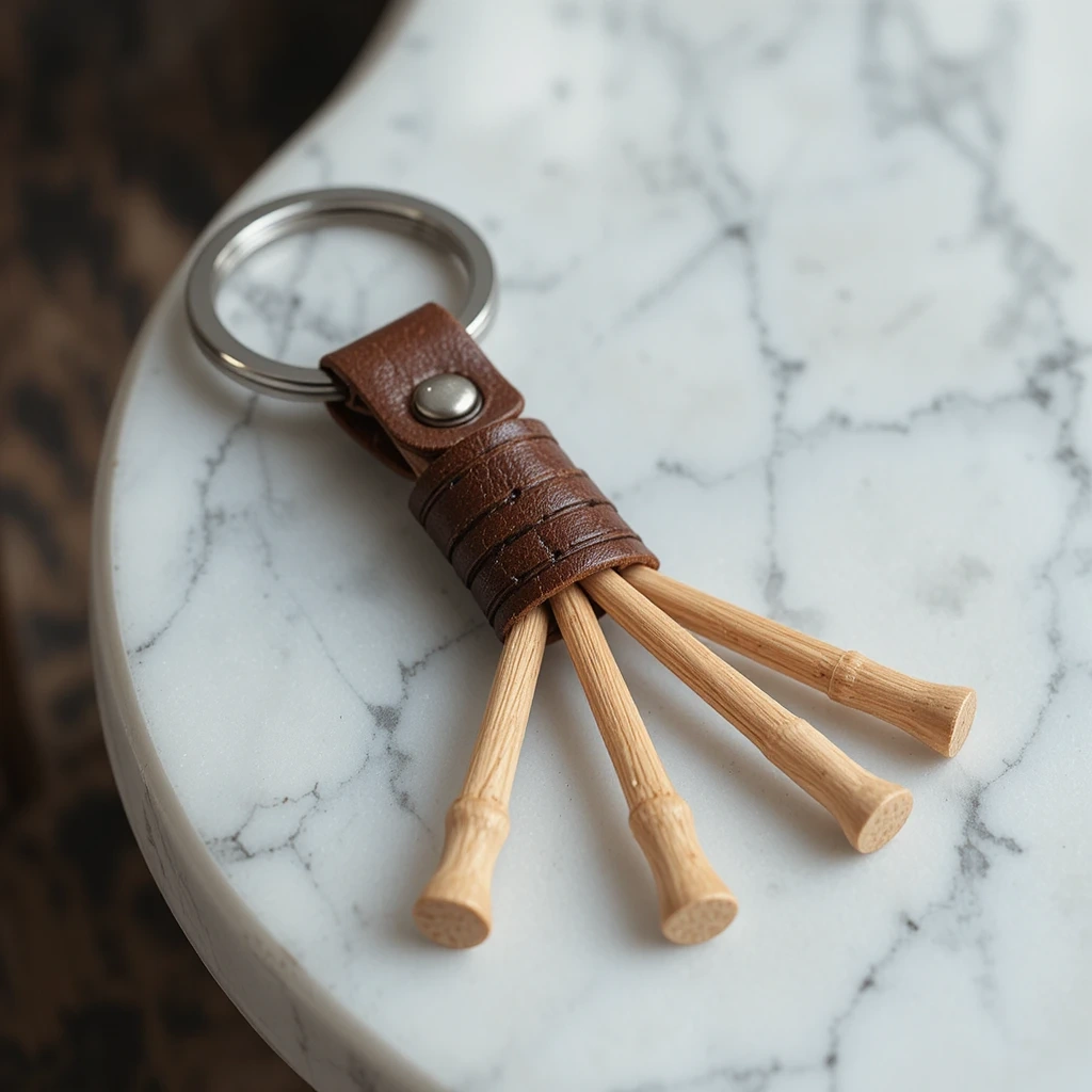 Golf Tee Holder Keychain