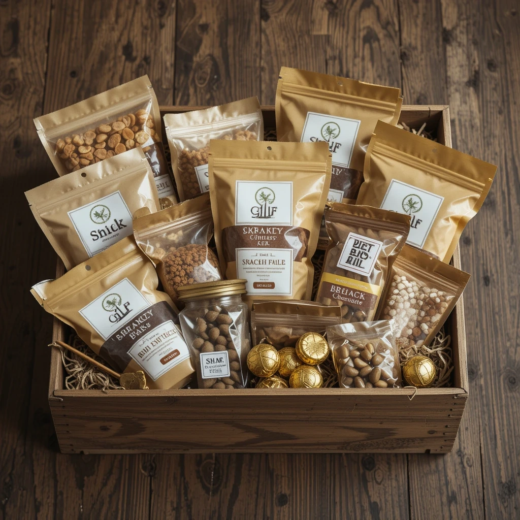 Golf-Themed Snack Box