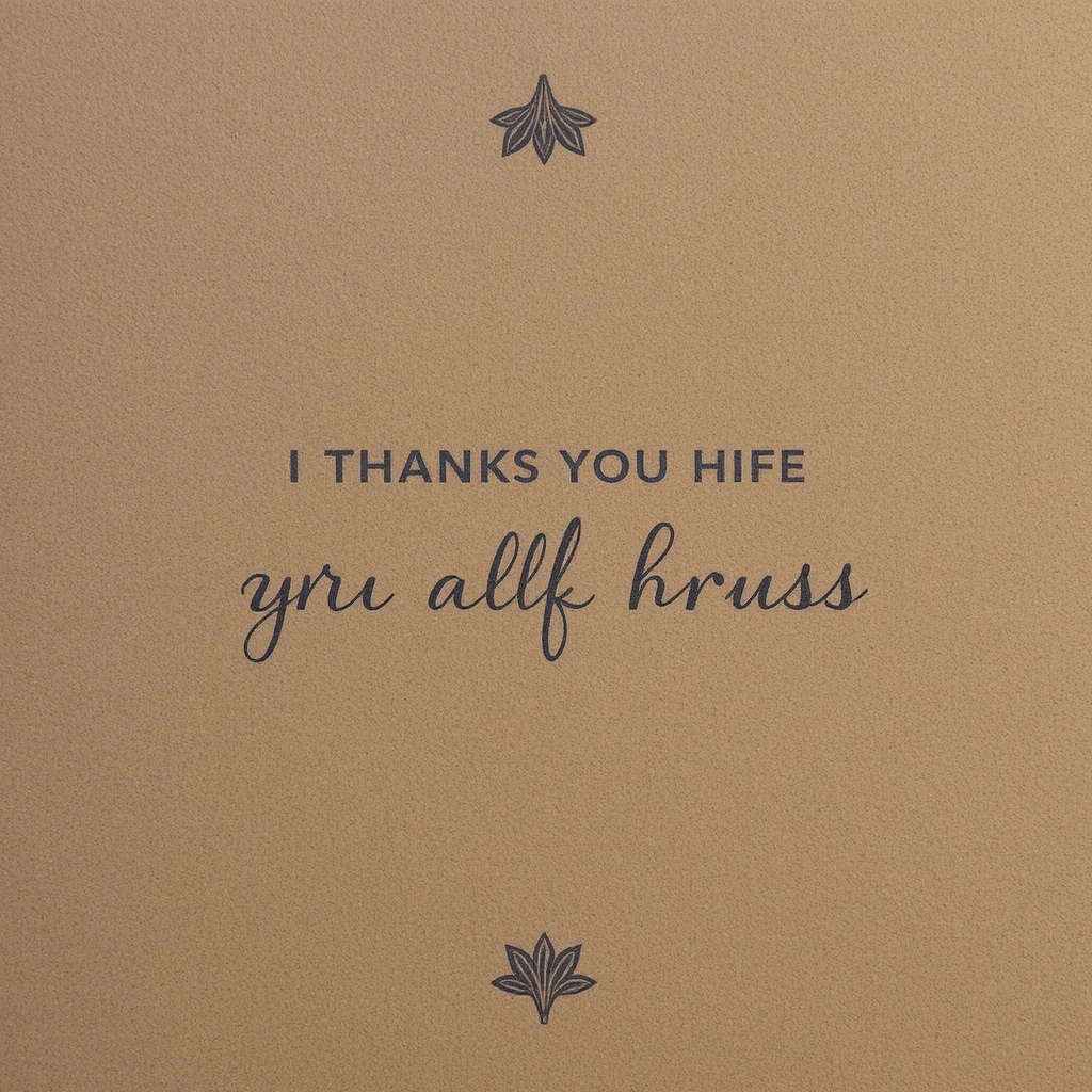 Gratitude & Thankfulness Card
