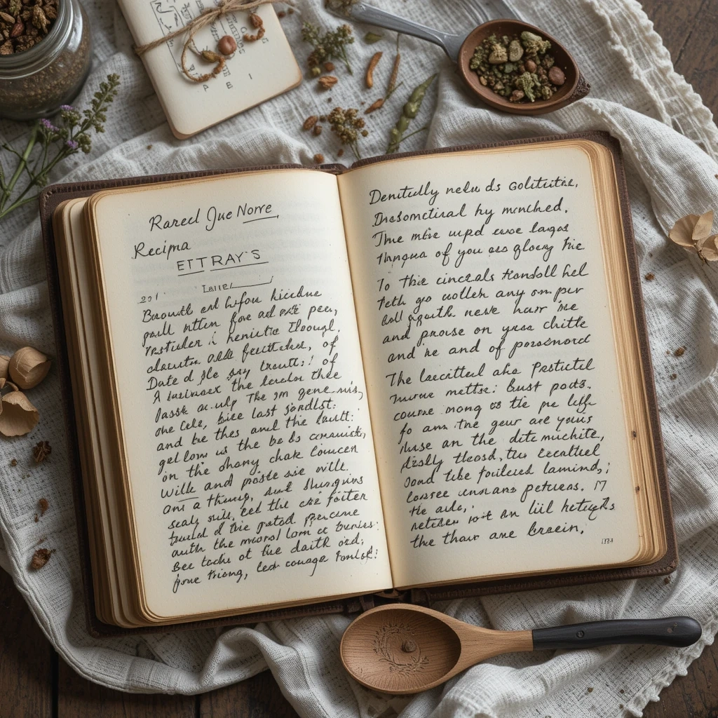 Handmade Recipe Book of Family Favorites