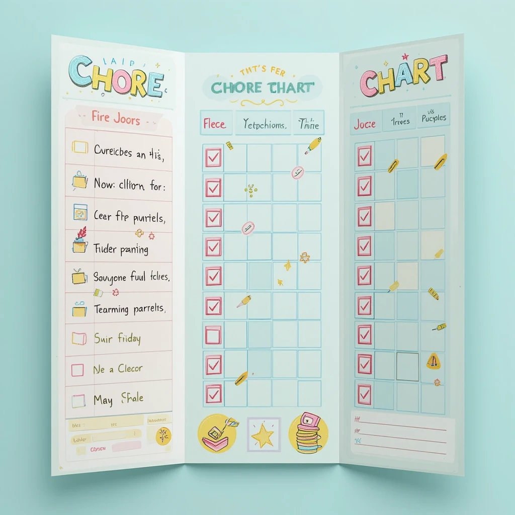 Home Chore Chart for Kids
