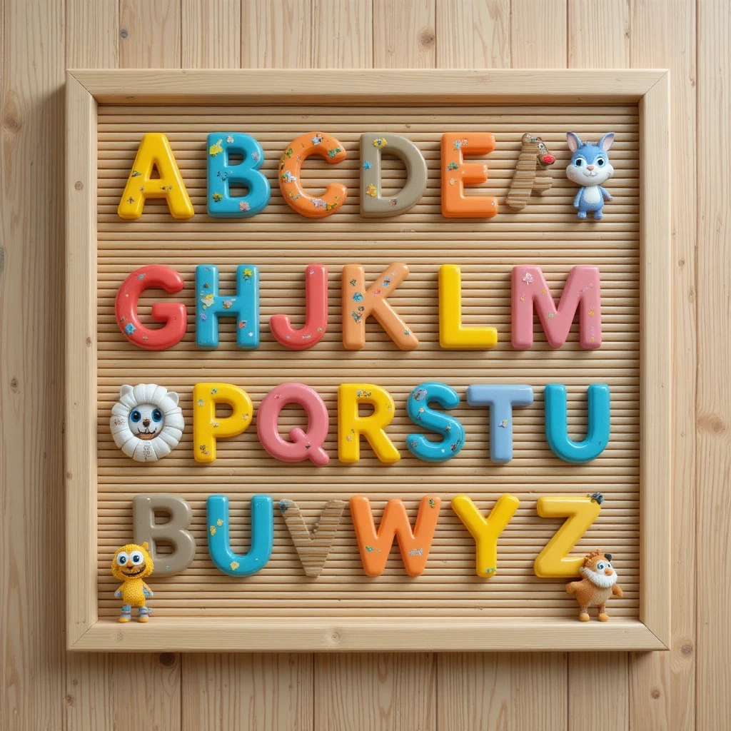 Kids' Alphabet Learning Board