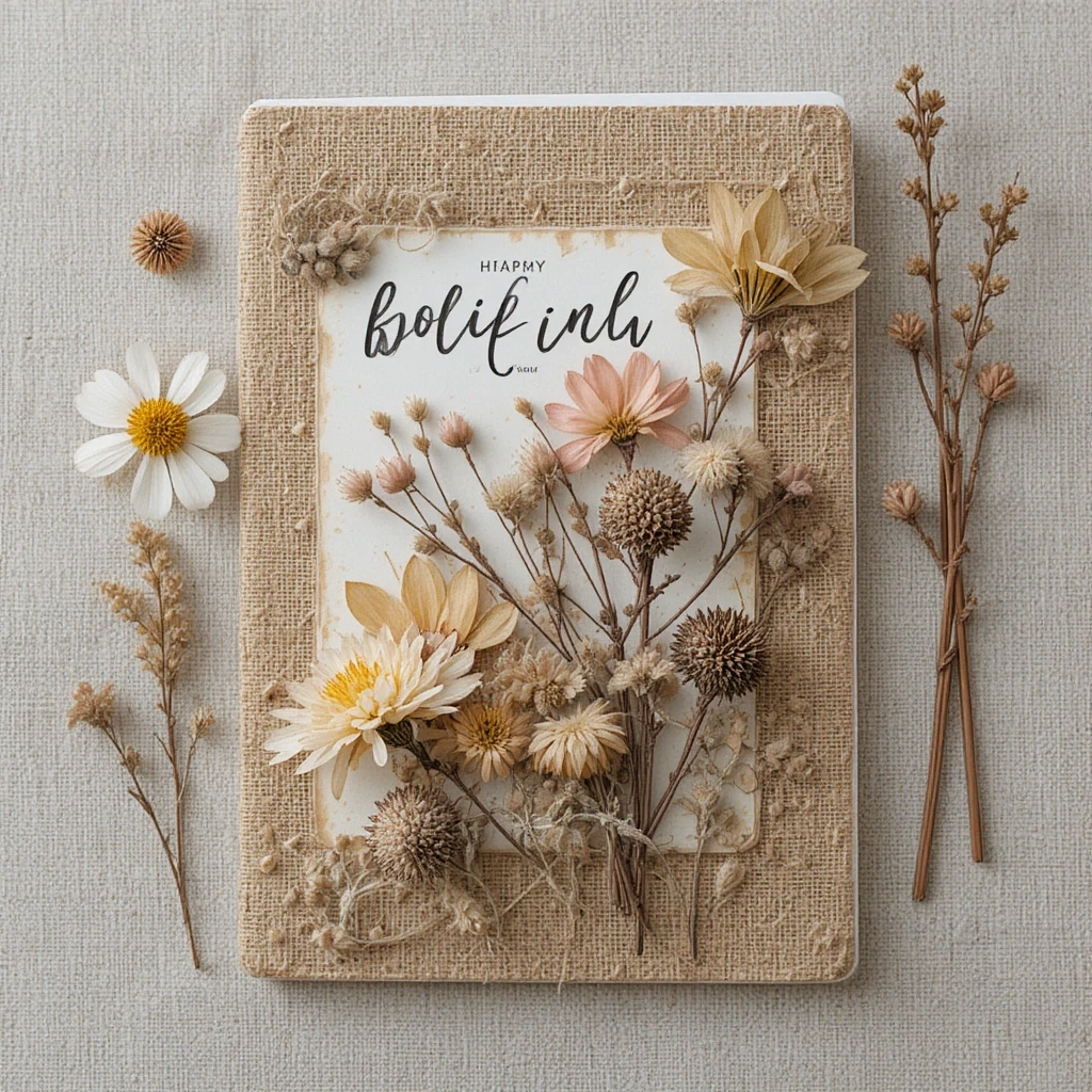 Mixed Media Thank-You Card