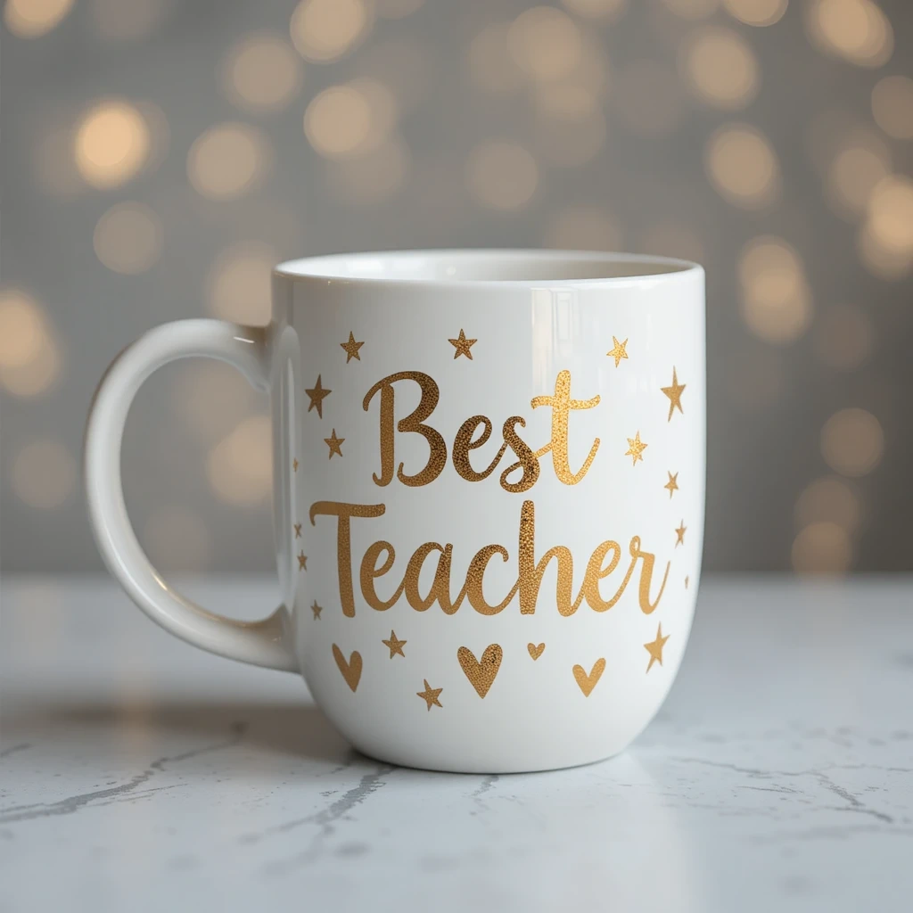 Motivational Mug with Dry-Erase Markers