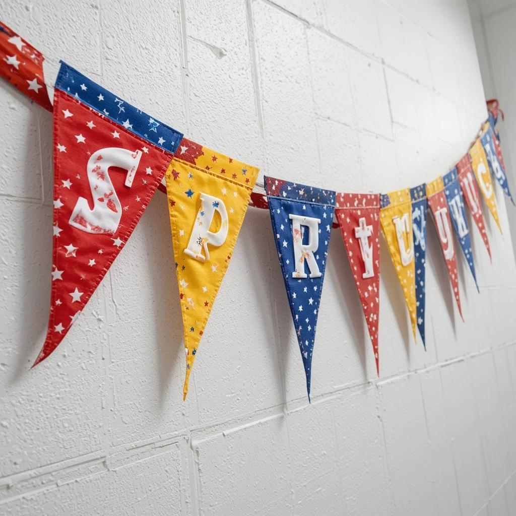 Motivational Pennant Banner Poster