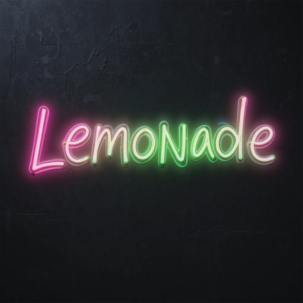 Neon Glow Poster for Evening Sales
