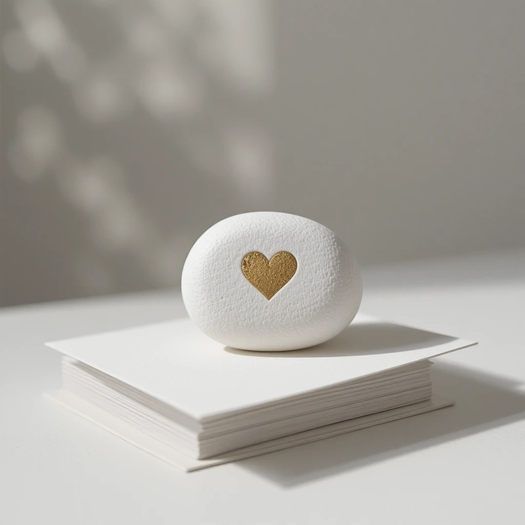 Painted Rock Greeting Card