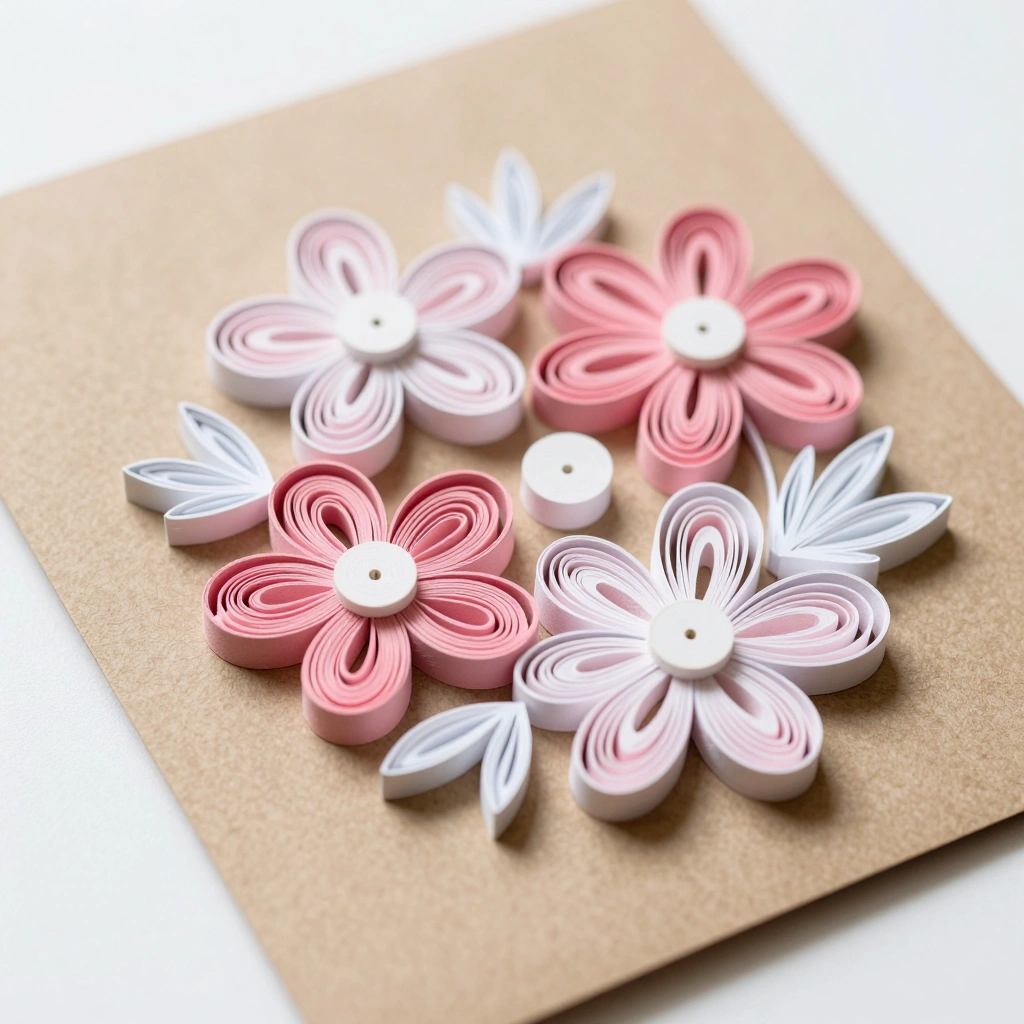 Paper Quilling Flower Cards 