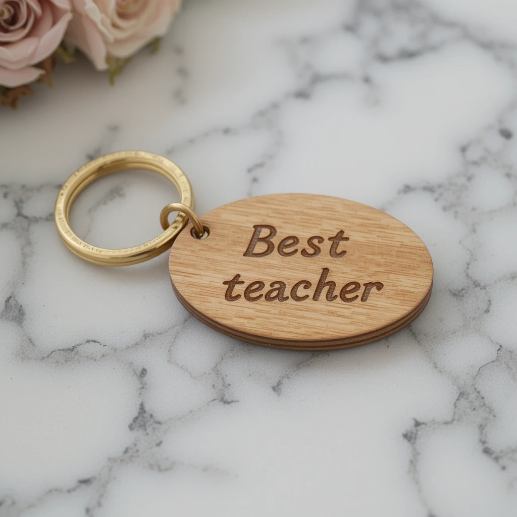 Personalized Keychain with a Message
