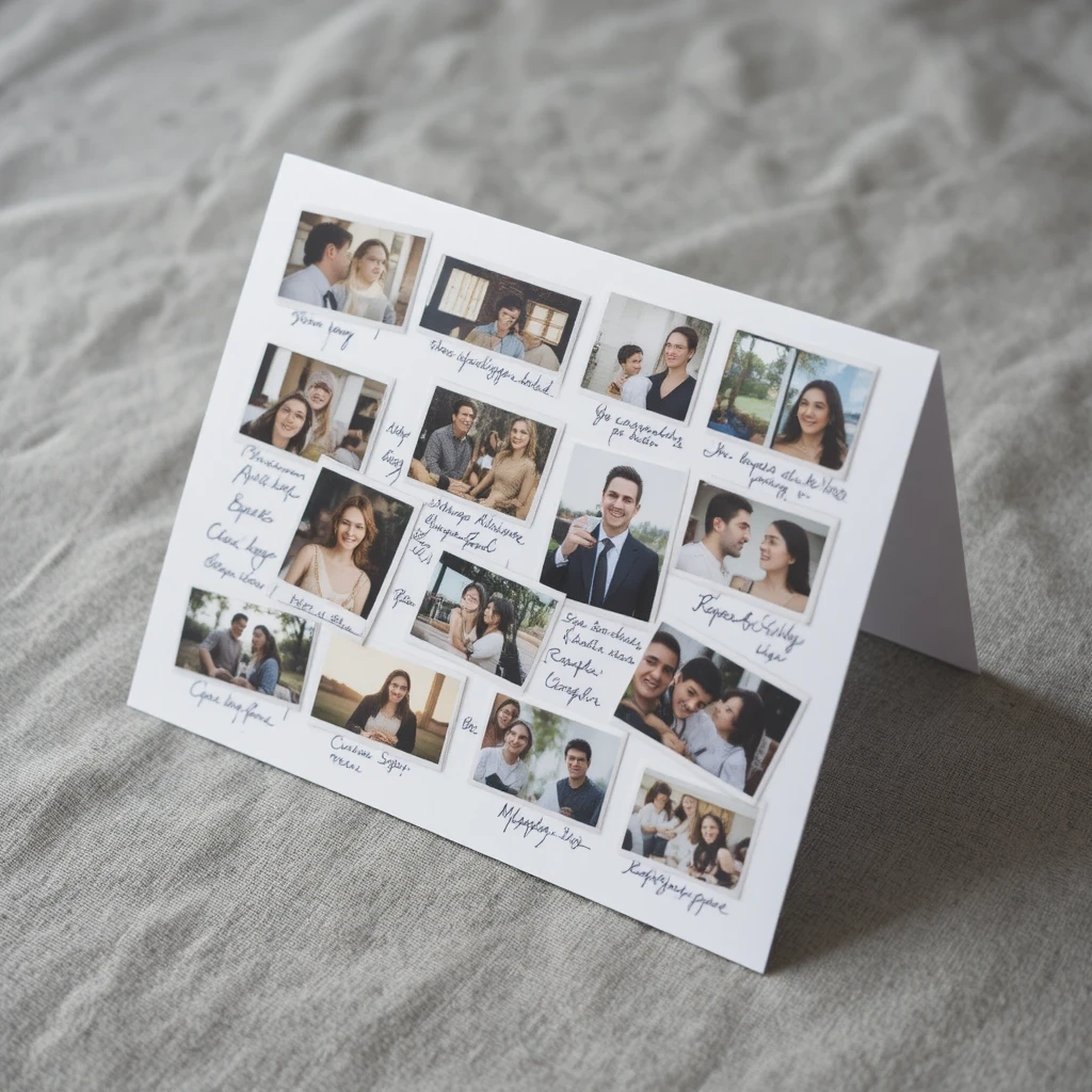 Personalized Photo Collage Card