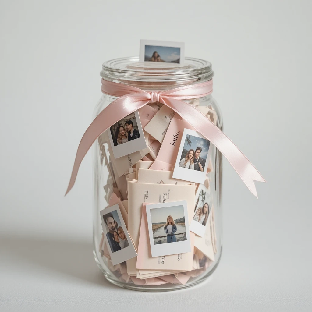 Personalized Photo Memory Jar