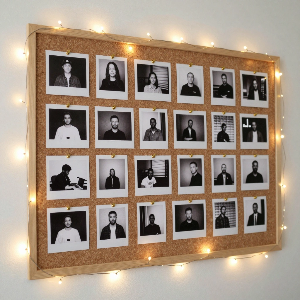 Photo Grid Memory Poster