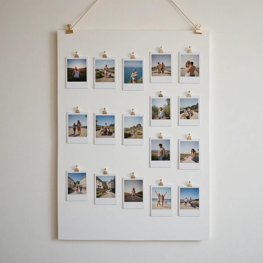 Polaroid Memory Summer Bucket List Poster