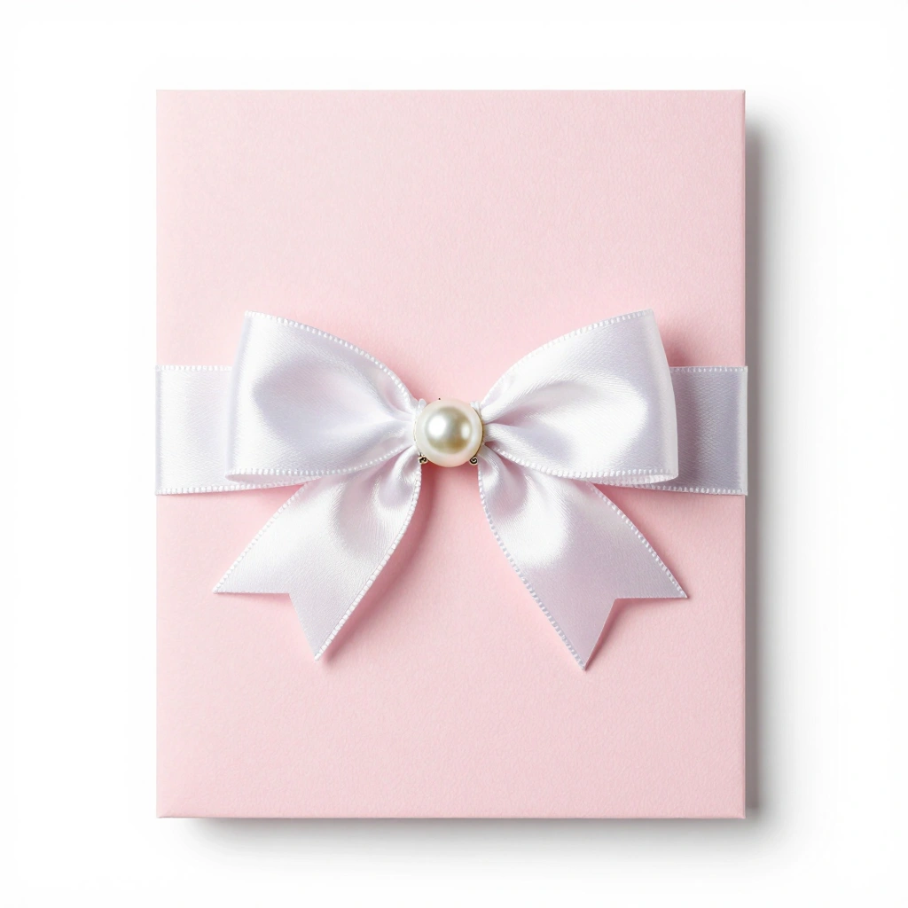 Ribbon Bow Embellished Card