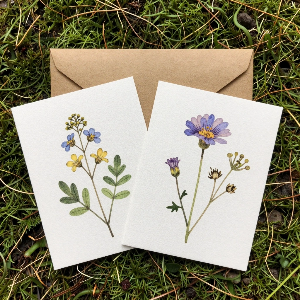 Seed Paper Flower Cards