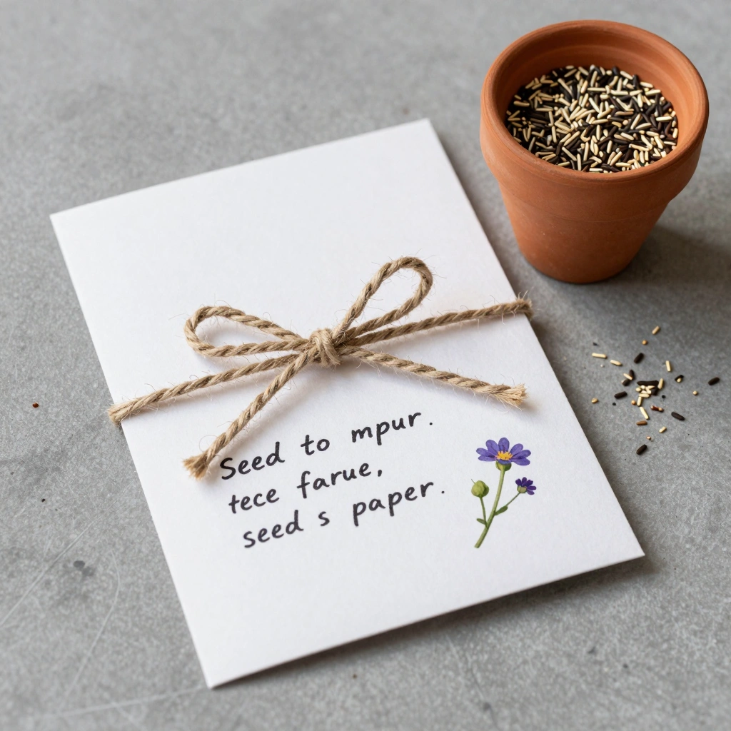 Seed Paper Plantable Card