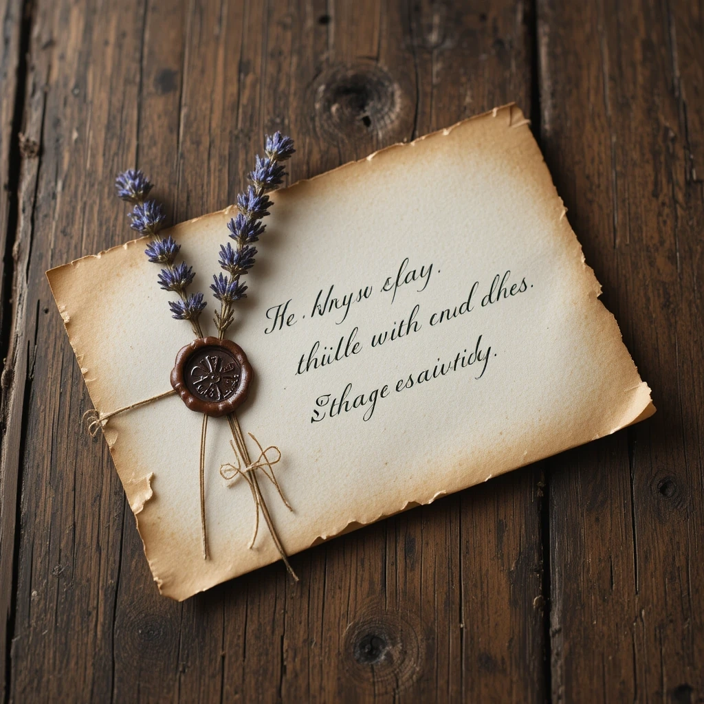 Tea Bag Stain Art Card