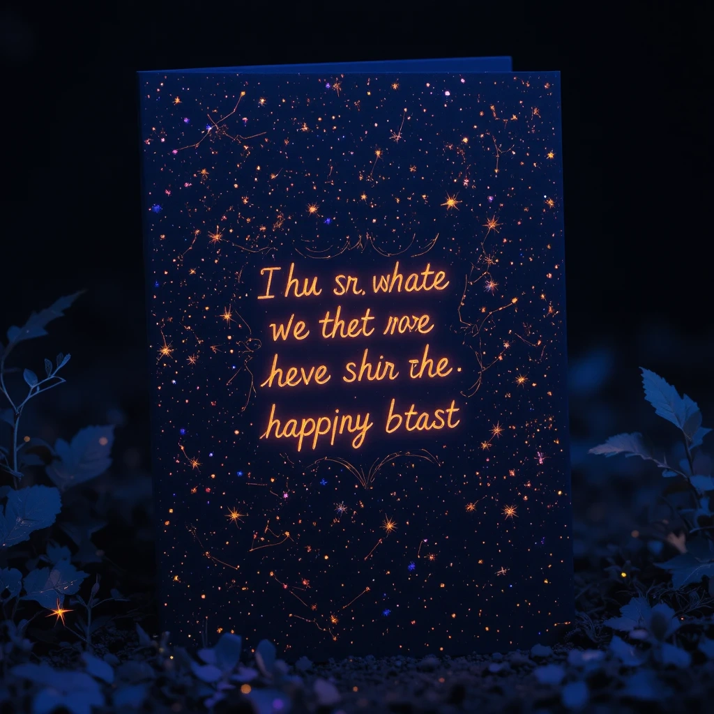 The Glow-in-the-Dark Star Card