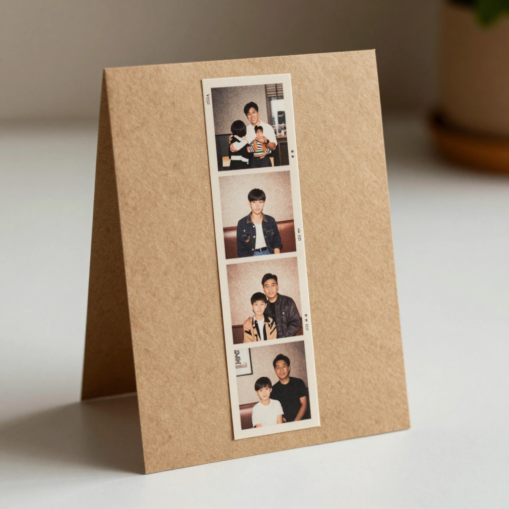 The Photo Strip Memory Card