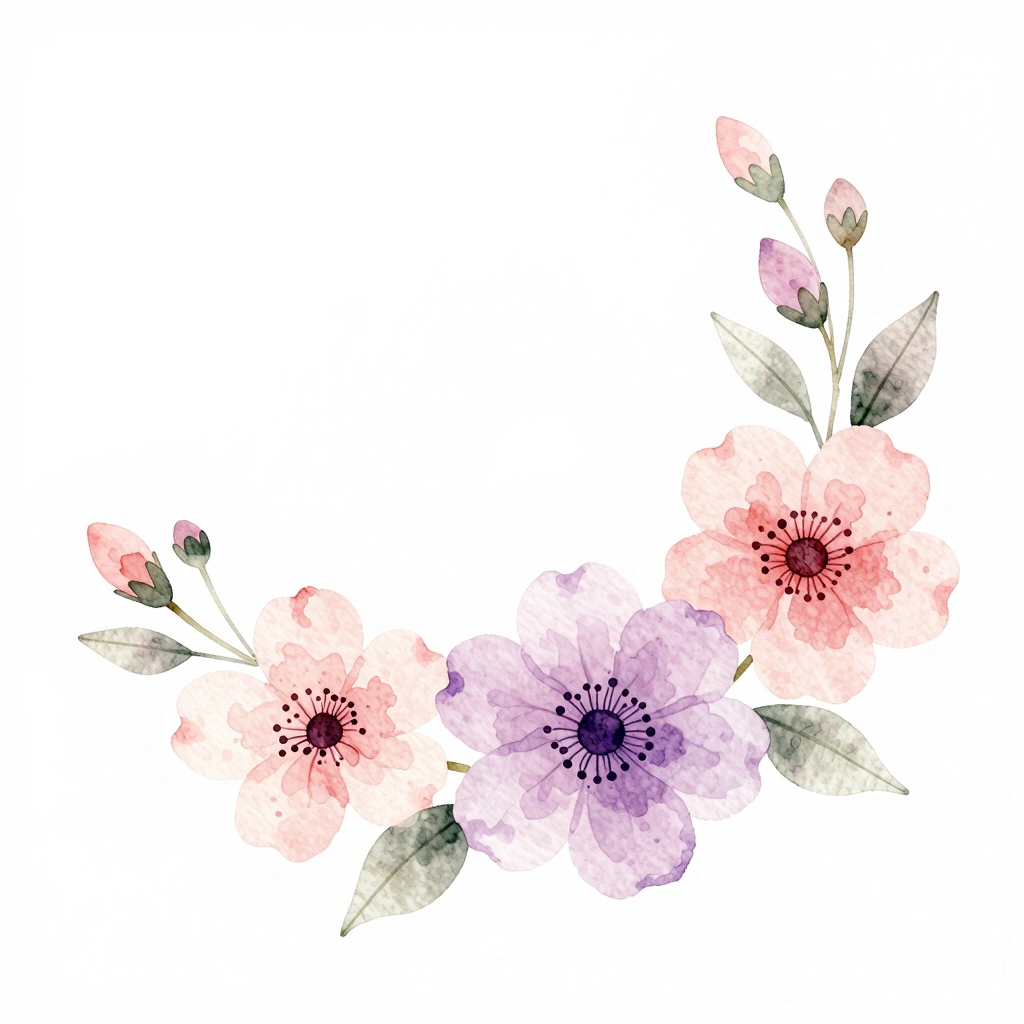 Watercolor Bloom Cards
