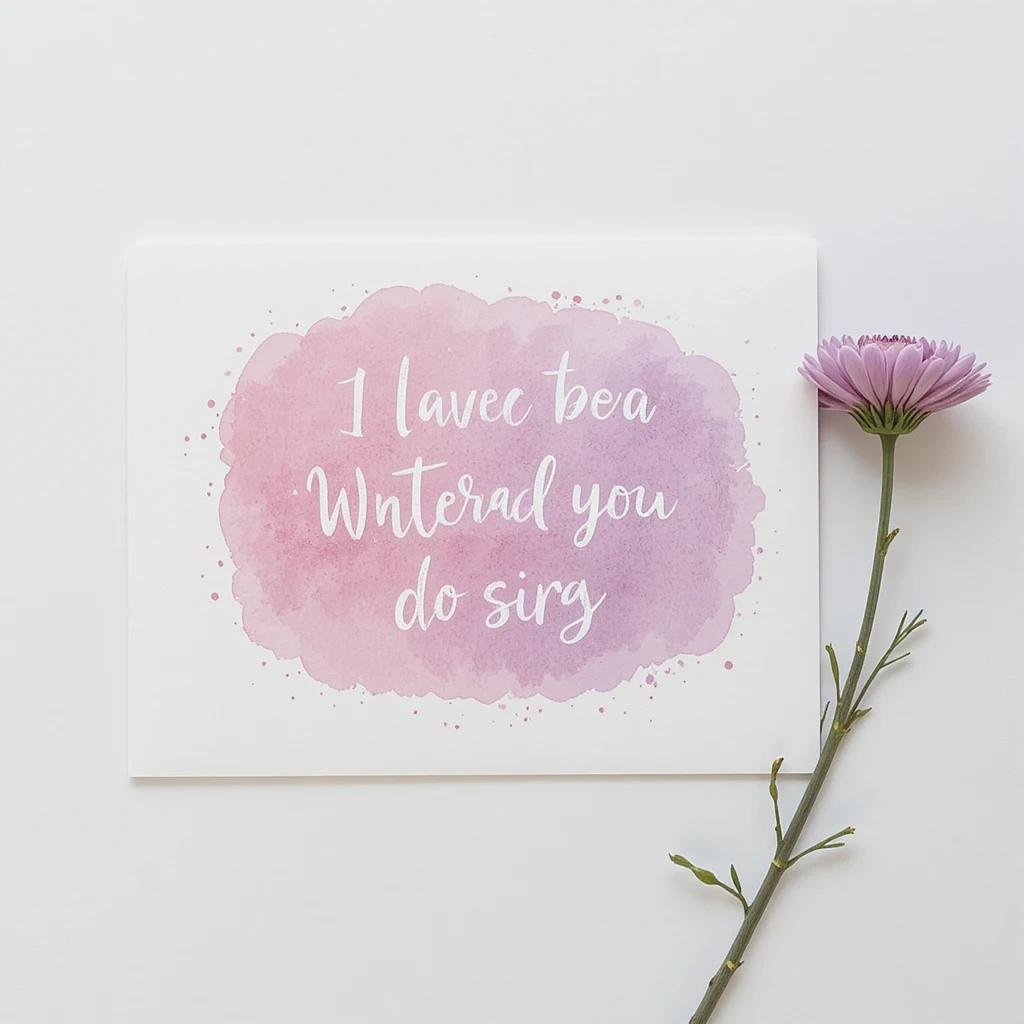Watercolor Wash Thank-You Card