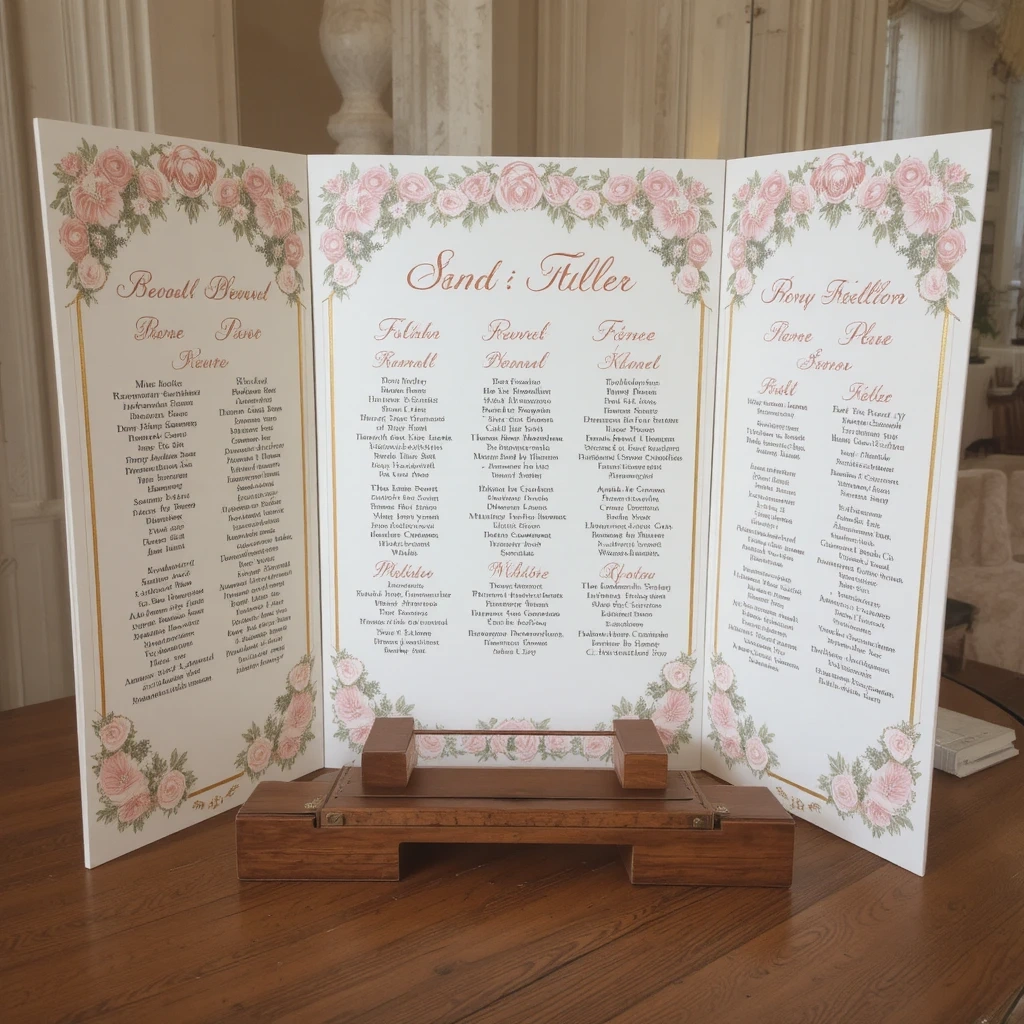 Wedding Seating Chart Display