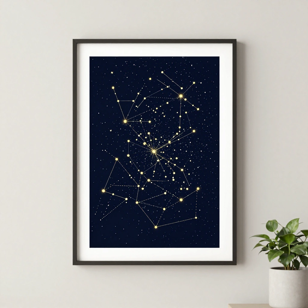 Custom Star Map Print