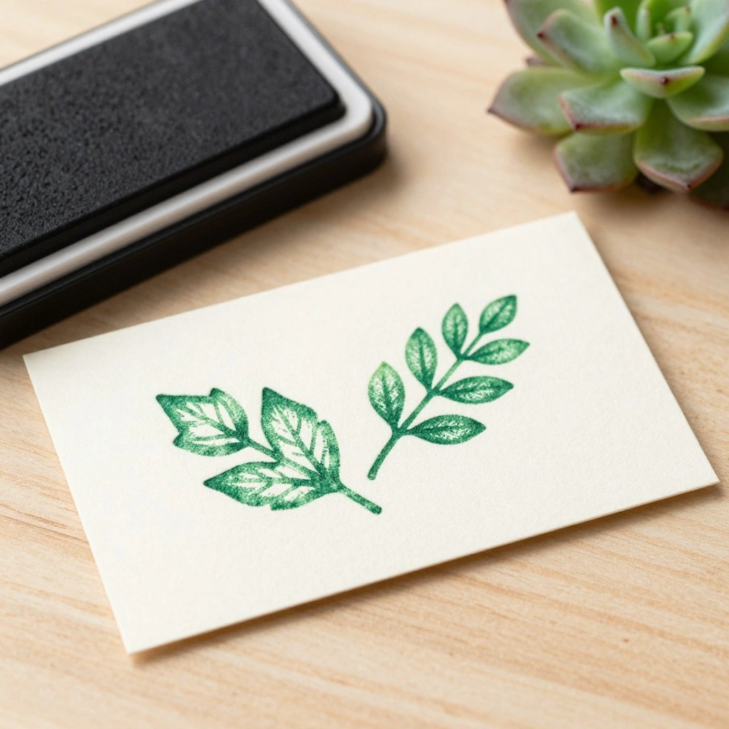 Hand-Stamped Card