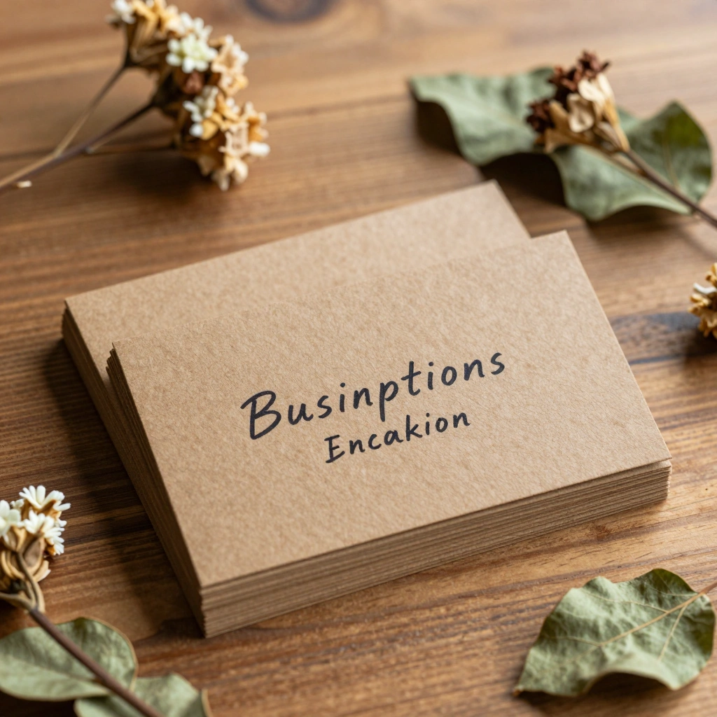 Kraft Paper Rustic Card