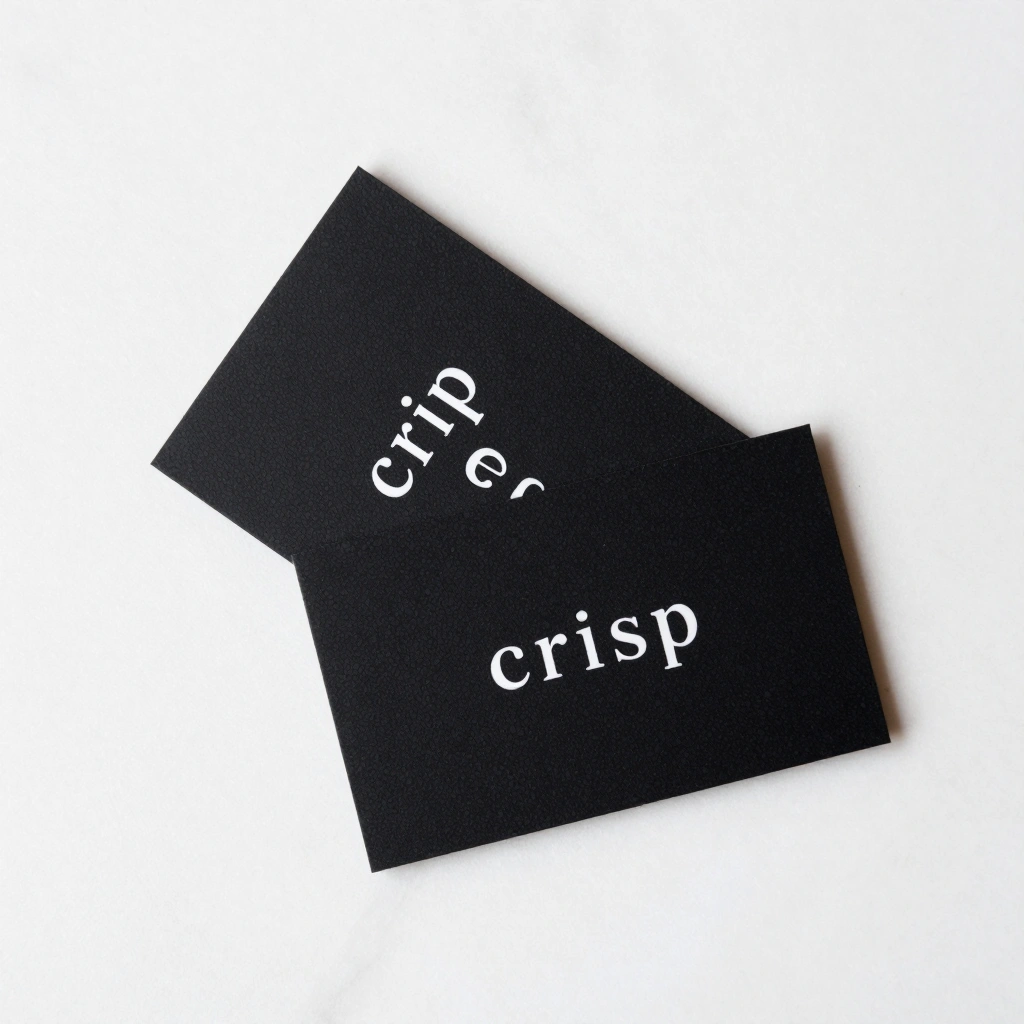 Minimalist Black-and-White Card