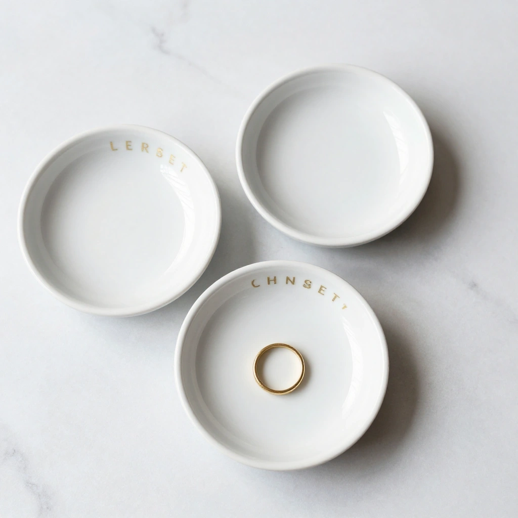 Personalized Jewelry Dish Set