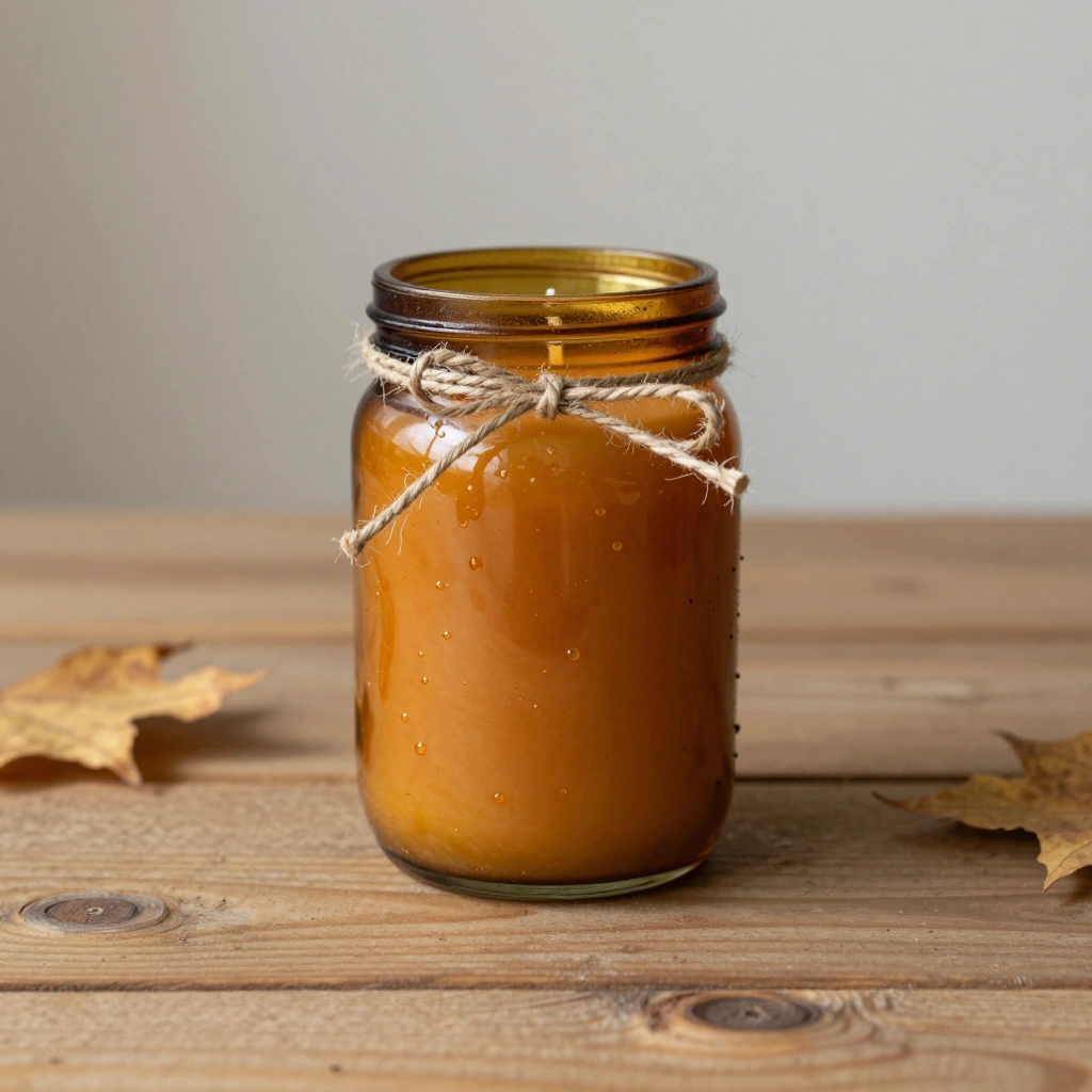 Cinnamon-Spiced Candle Jars