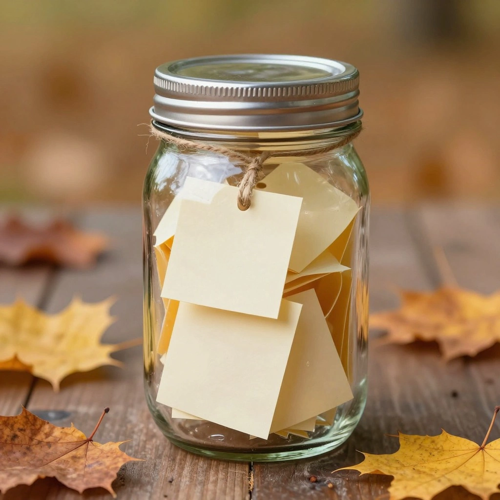 Cozy Autumn Playlist Jar