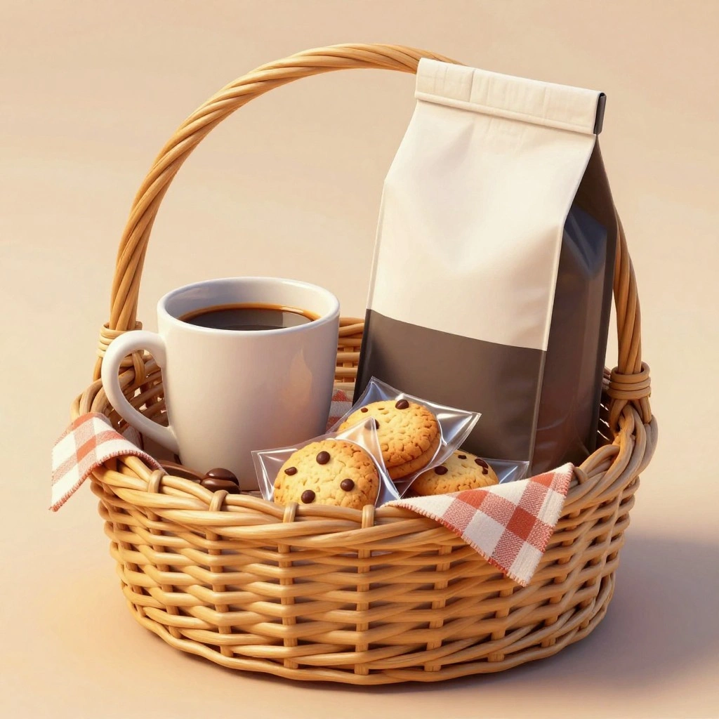 Cozy Coffee Lover's Basket