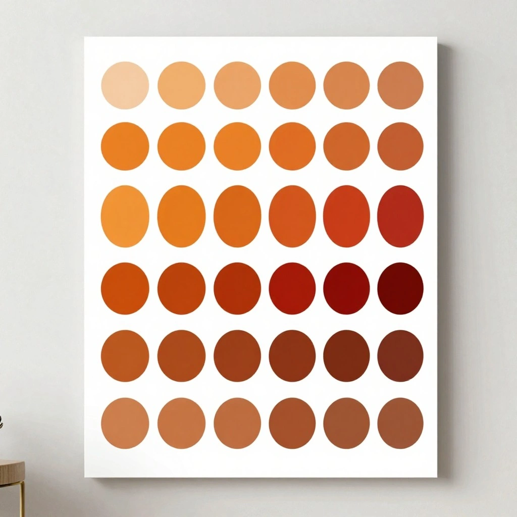 Fall Color Palette Swatch Poster