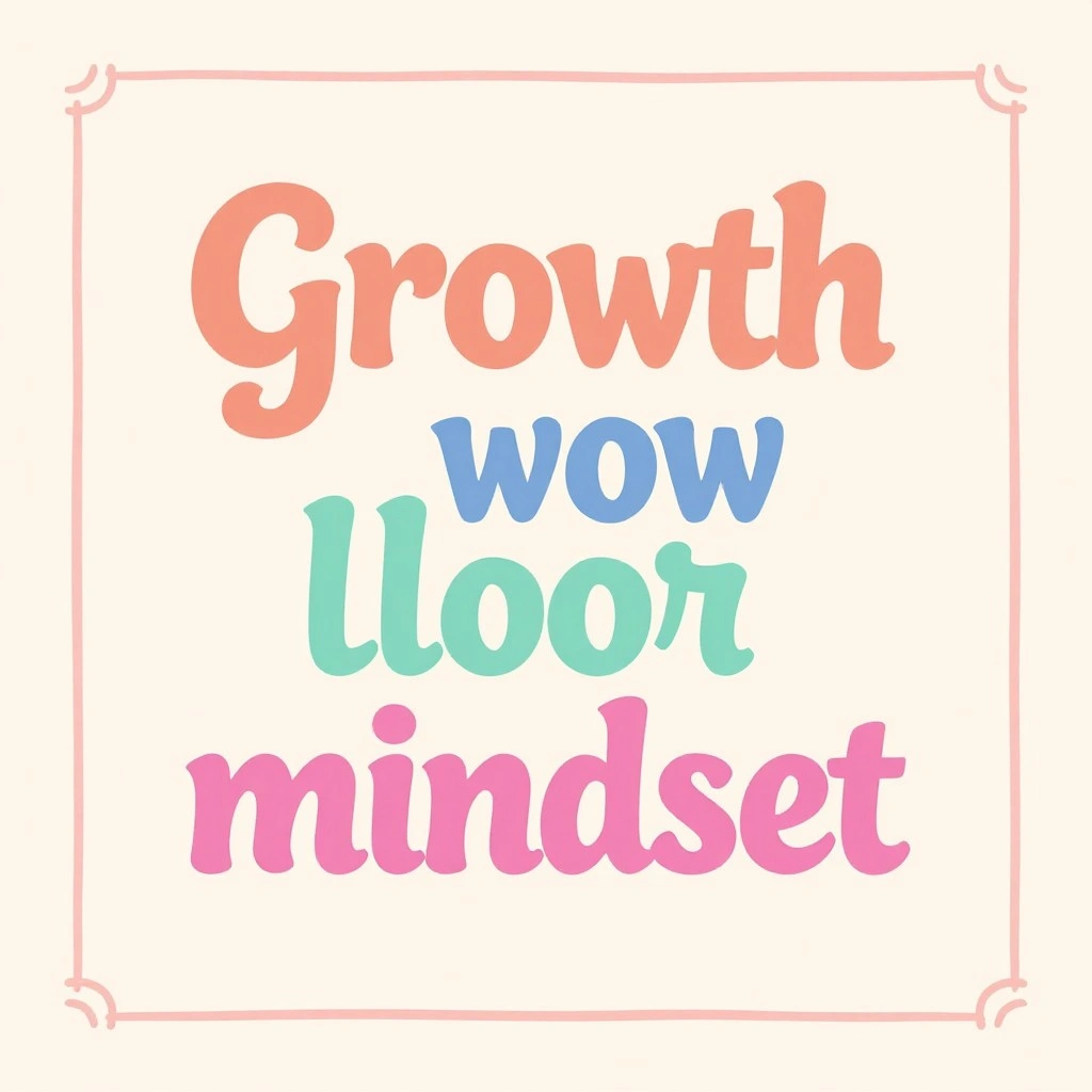 Growth Mindset Motivational Poster