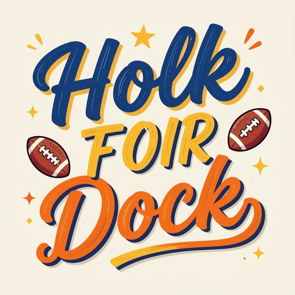 Hand-Lettered Team Spirit Poster