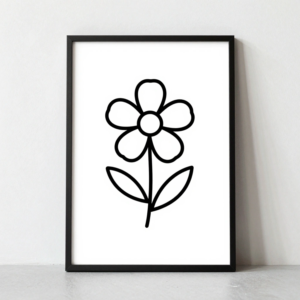 Minimalist Line Art Poster