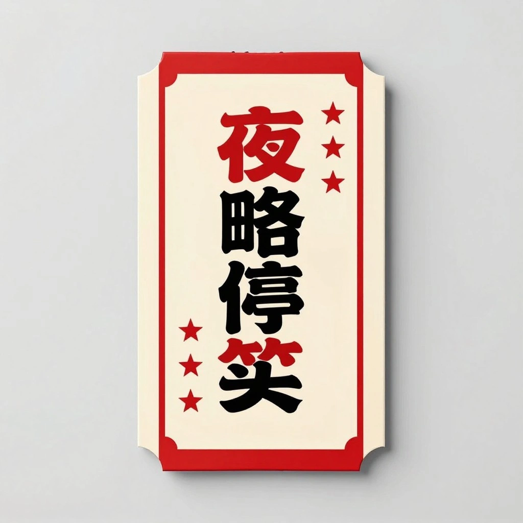 Movie Ticket Themed Poster