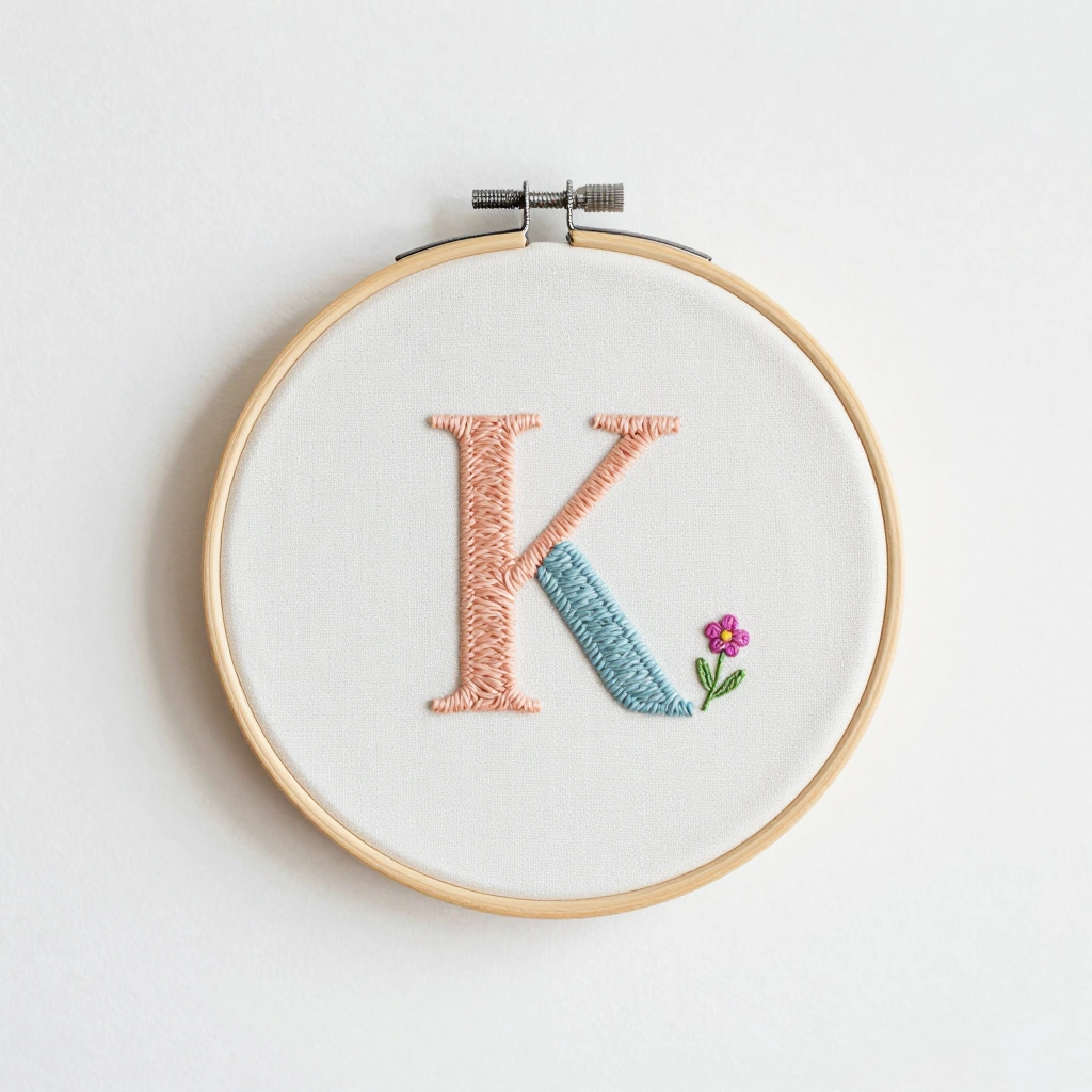 Personalized Initial Hoop