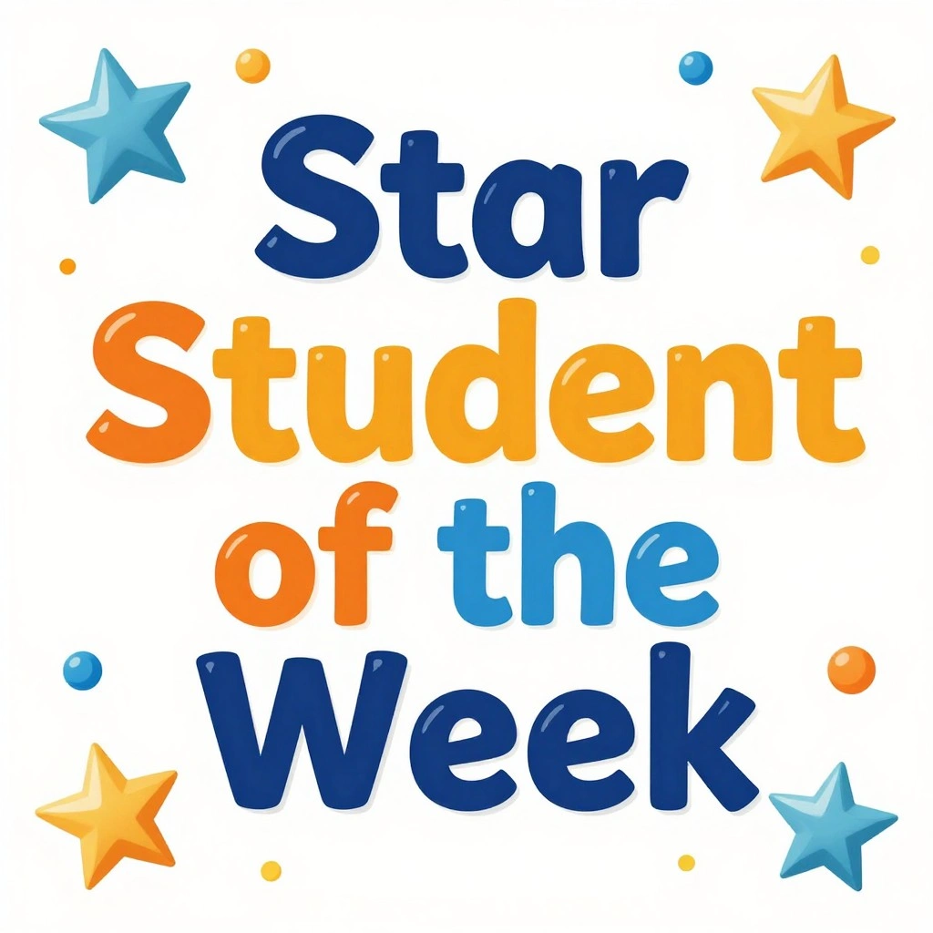 Star Student Recognition Poster