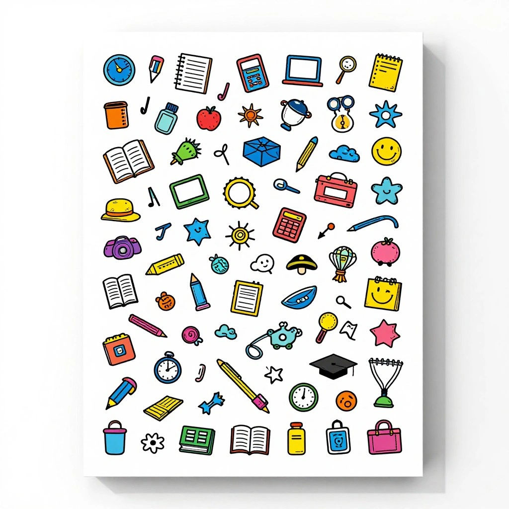 Subject-Themed Doodle Poster